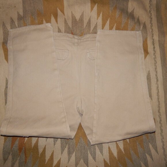 Stanley 38 x 32 (measure 31) Tan 100% Cotton Shell - Flannel Lined Cargo Pants - Picture 5 of 7